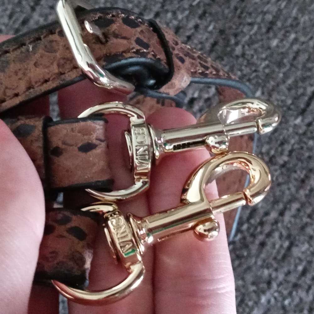 🆕 🐍HTF Vince Camuto🐍 - "Kenni" Ombre Snakeskin Print Satchel w/Square Handle - Picture 13 of 13